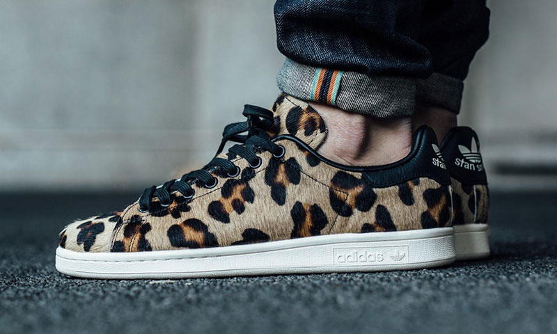 adidas stan smith leopard